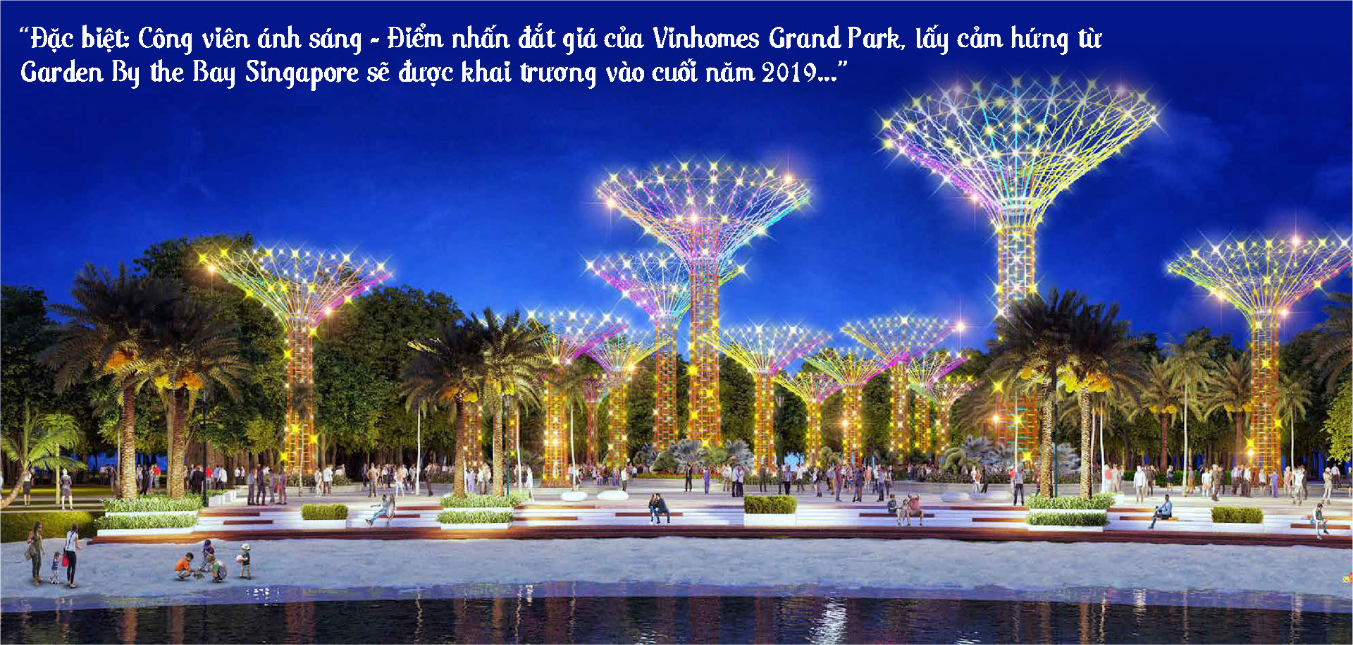 công viên ánh sáng vinhomes grand park