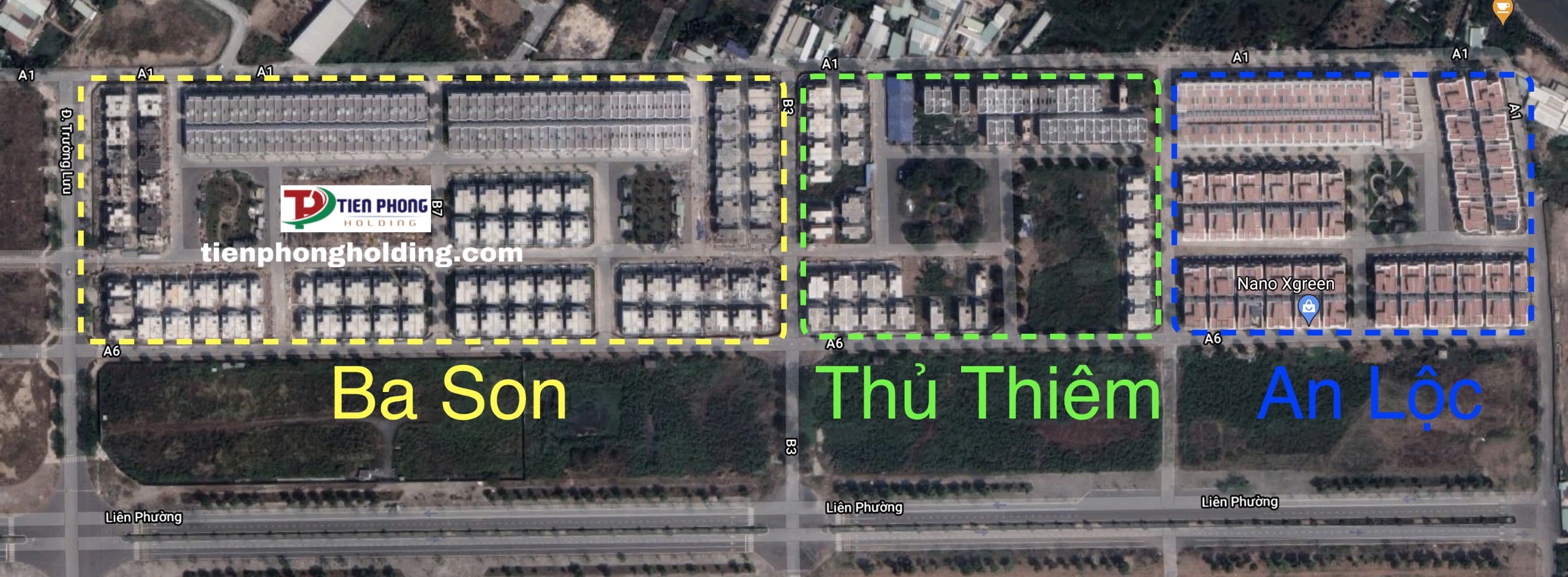 Các phân khu Đông tăng long