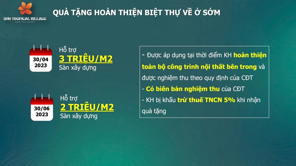 Biệt thự Sun Tropical Village Phú Quốc