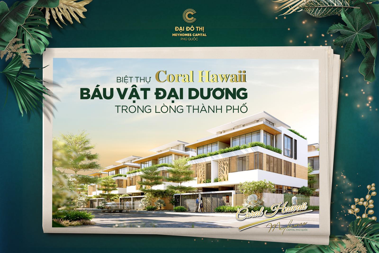 BIET THU CORAL HAWAII HINH QUANG CAO