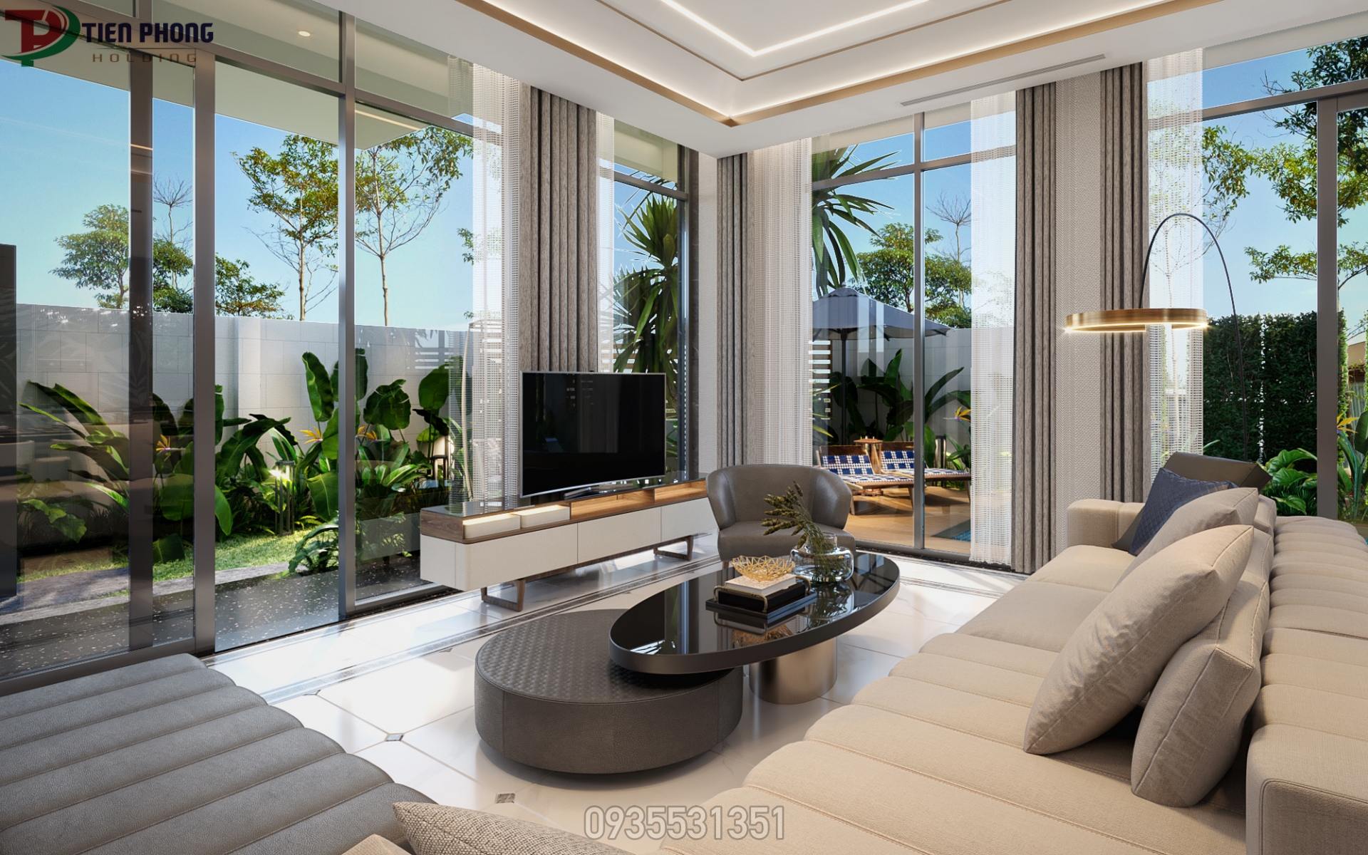 Phối cảnh nội thất biệt thự coral hawaii M8-1_LIVING-1