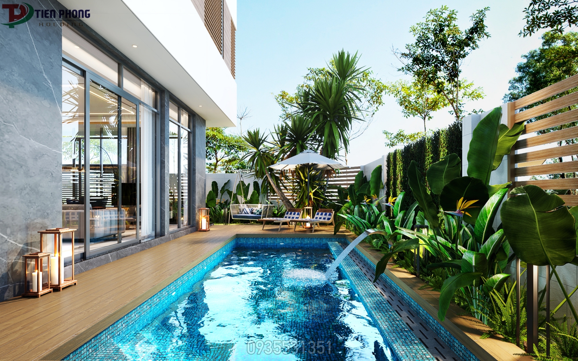 Phối cảnh nội thất biệt thự coral hawaii M8-1_POOL-1