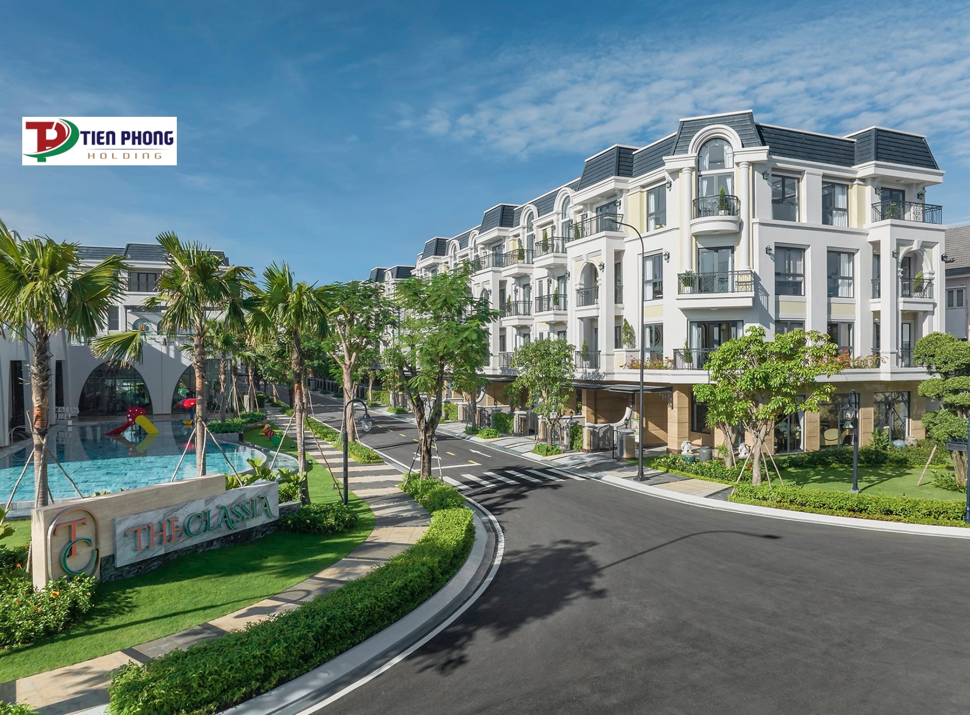 Tiến độ xây dựng The Classia - cây xanh cảnh quan