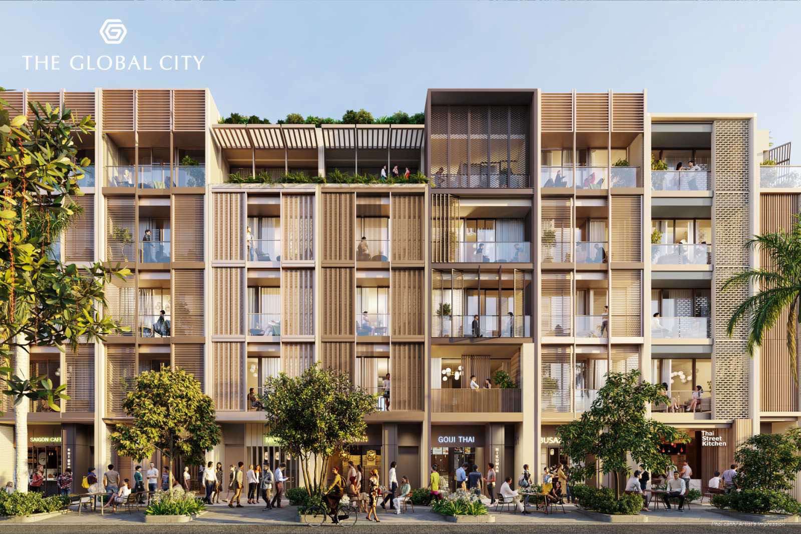 The Global City - Phối cảnh nhà phố Shoho