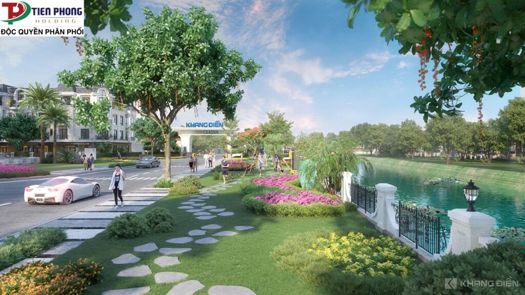 The classia khang điền - Công viên xanh ven kênh