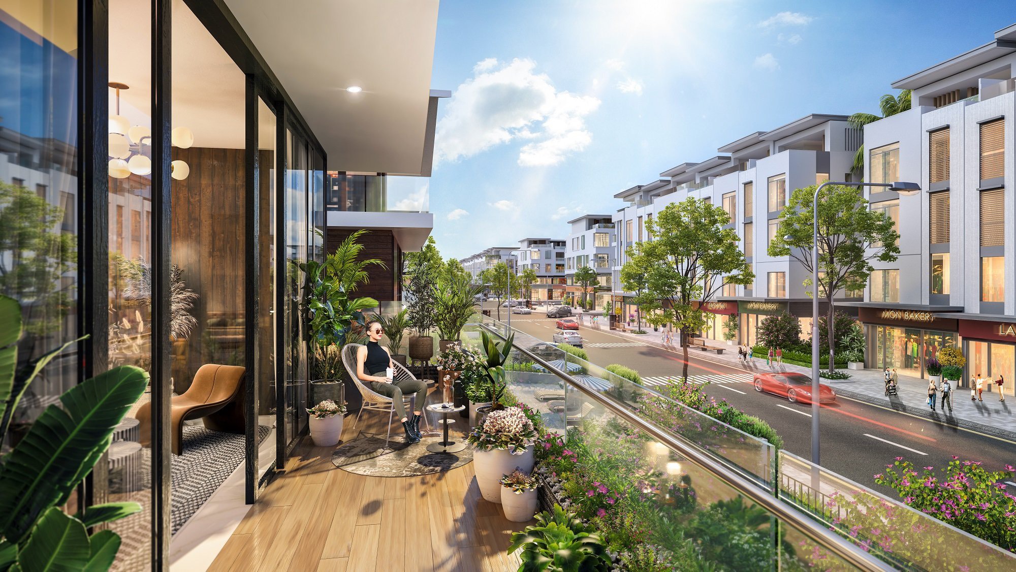 phoi canh duong pho Meyhomes Capital