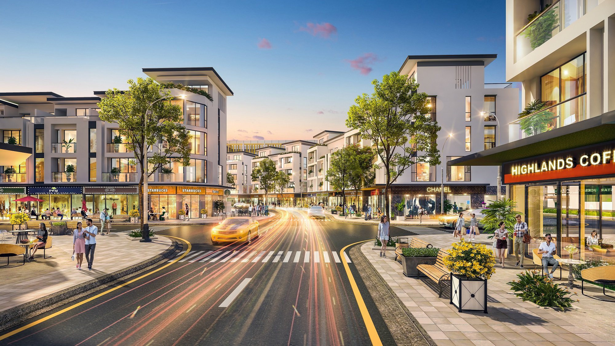 Tuyến phố tại Meyhomes Crystal City. Ảnh 5