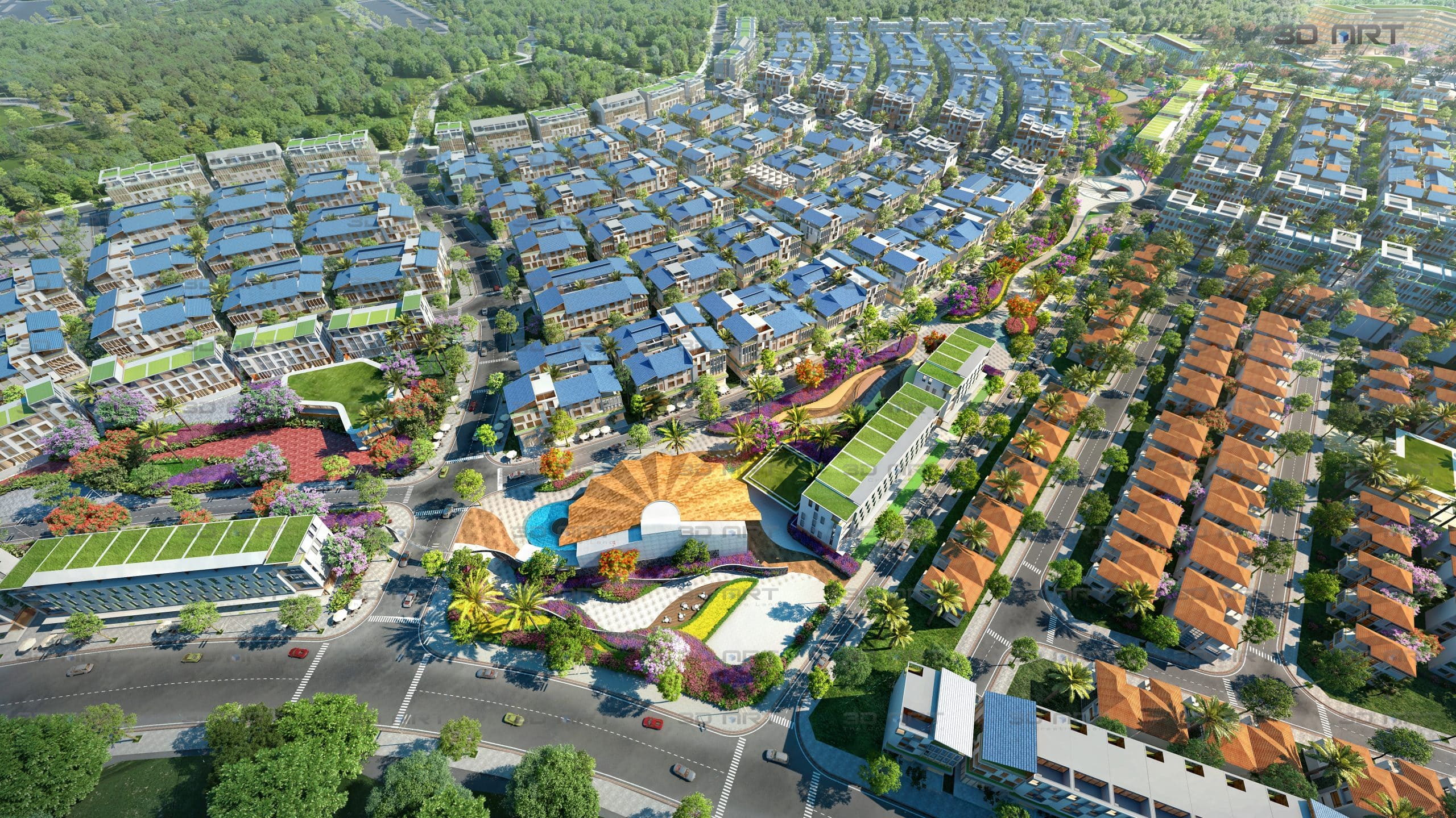 Công viên River Park tại Meyhomes Capital Phú Quốc.