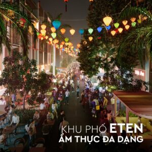 Khu phố eten phân khu soho dự án the global city