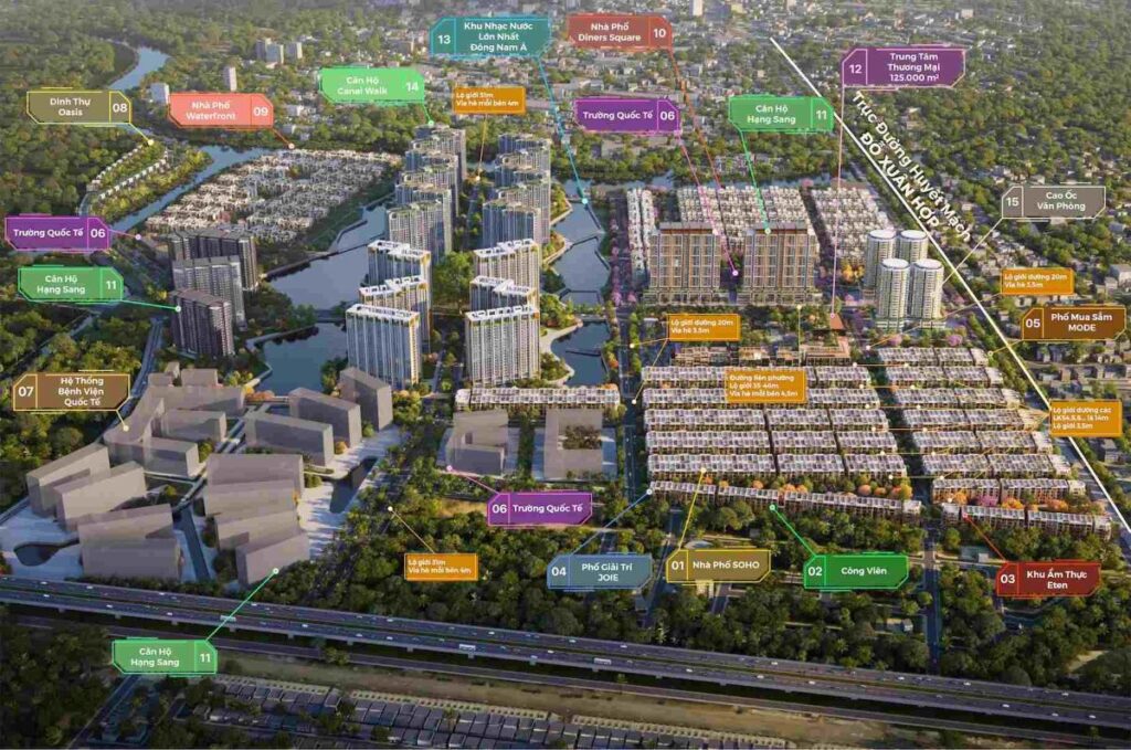 Tổng quan tiện ích tại khu đô thị the global city