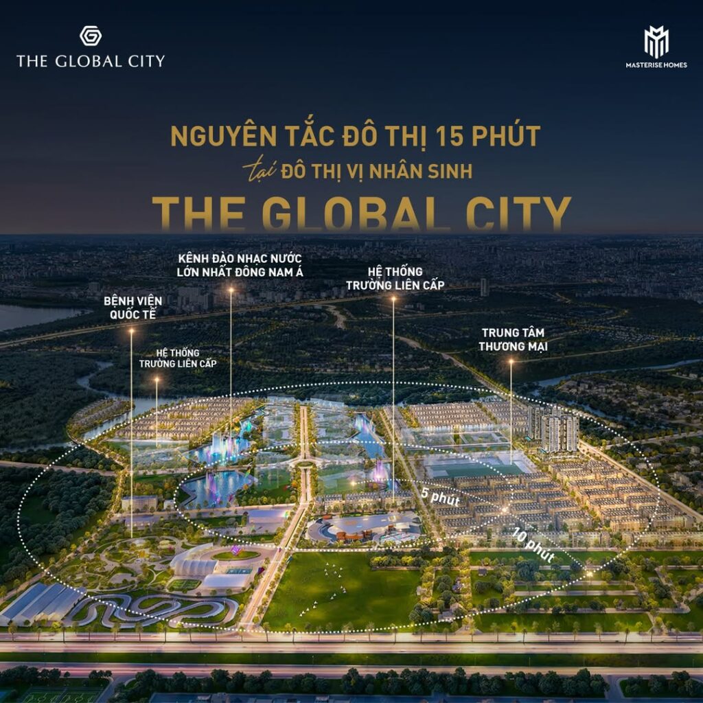 nguyên tắc đô thị 15p trong thiết kế của foster and partners tại the global city