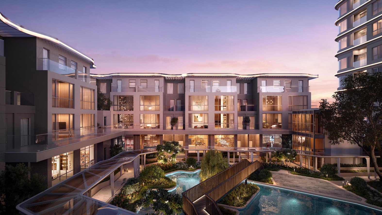 phoi canh nha pho townhouse zeit river