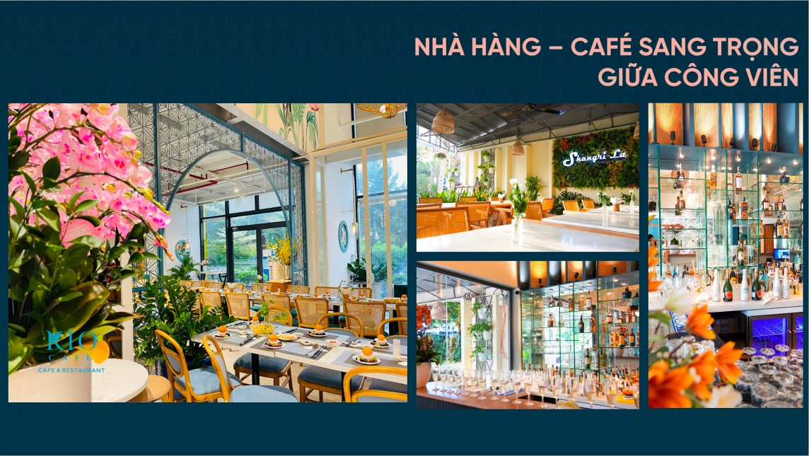 Nhà hàng cafe mt eastmark city