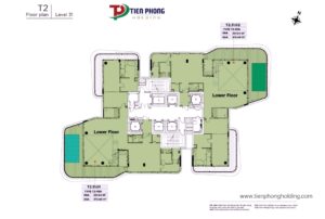 Mặt bằng tầng 31 tháp T2 Thu Thiem Zeit River