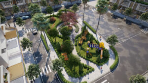 Công viên khu biệt thự Bason hưng phúc