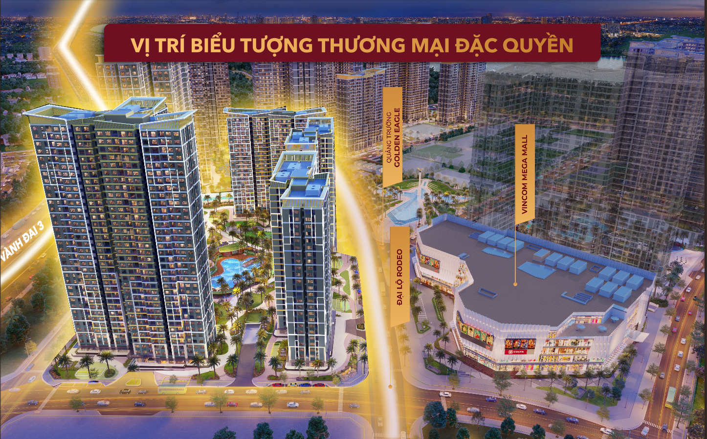 Glory Heights Vị trí biểu tượng thương mại đặc quyền