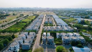 Dãy nhà biệt thự đông tăng long song lập 8x20 3 tầng