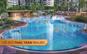 Hồ bơi thác tràn Malibu tại Glory Heights