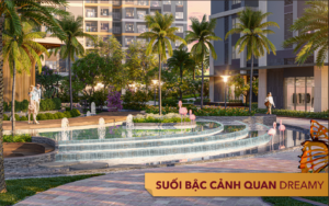 Suối bậc cảnh quan dự án Glory Heights