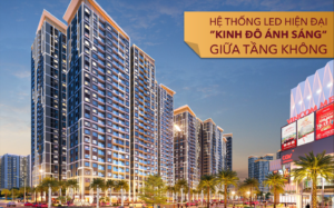 Hệ thống led hiện đại toà nhà glory heights