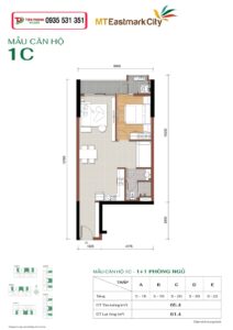 MẪU CĂN HỘ 1C THÁP D MT EASTMARK CITY