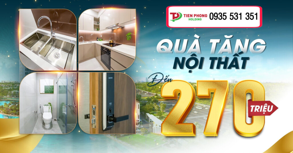 Quà tặng nội thất 270tr khi mua căn hộ tháp Hybrid MT Eastmark City