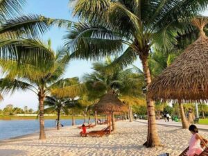 Hình thực tế Vinhomes Grand Park - bãi biển nhân tạo