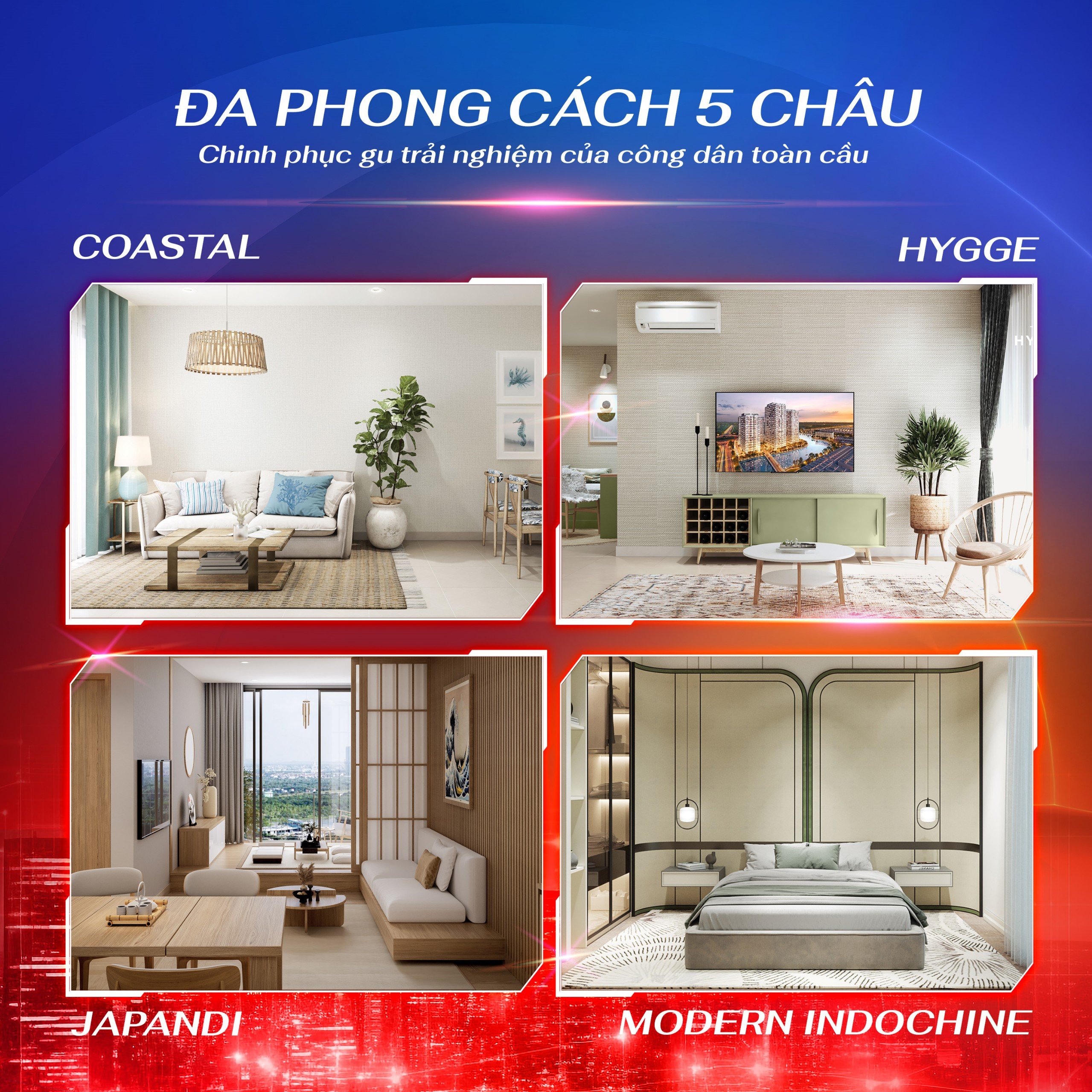 can ho 1pn1 hybrid mt eastmark 4 phong cach noi that