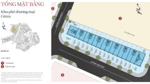 Tong mat bang nha pho Ginza