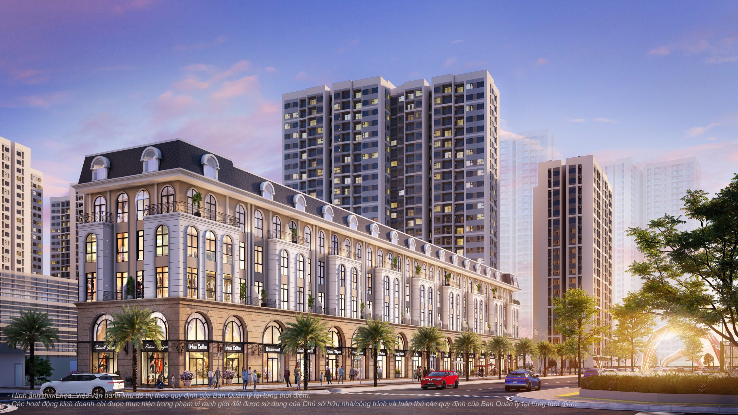 shop tmdv ginza vinhomes grand park