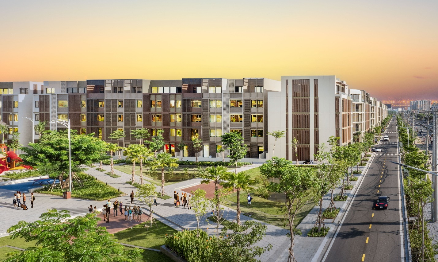 khong gian xanh tai soho the global city