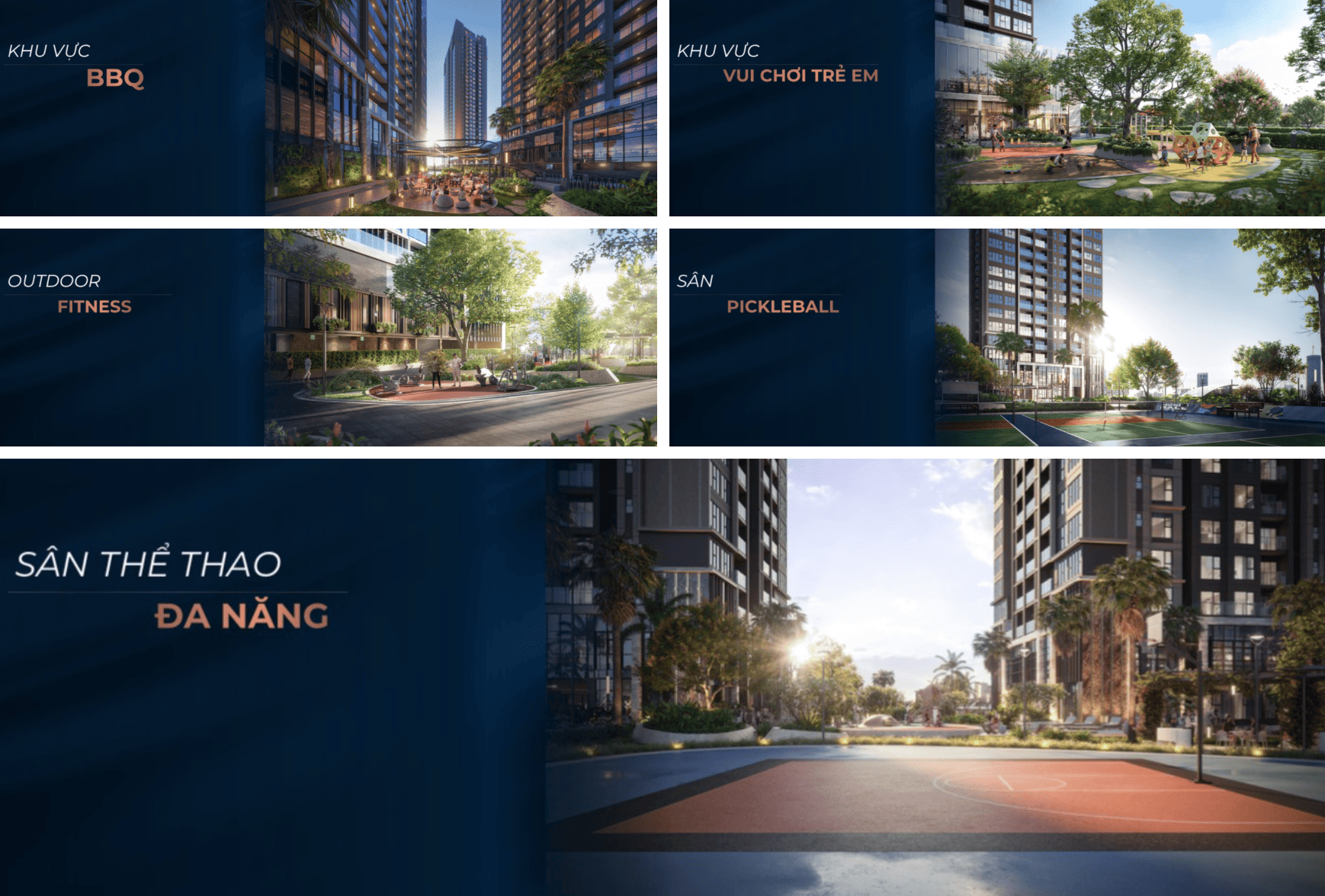 Tiện Ích The Privé Quận 2 9 Khu sinh hoạt ngoài trời tại The Privé – không gian mở xanh mát, nơi gắn kết cộng đồng cư dân