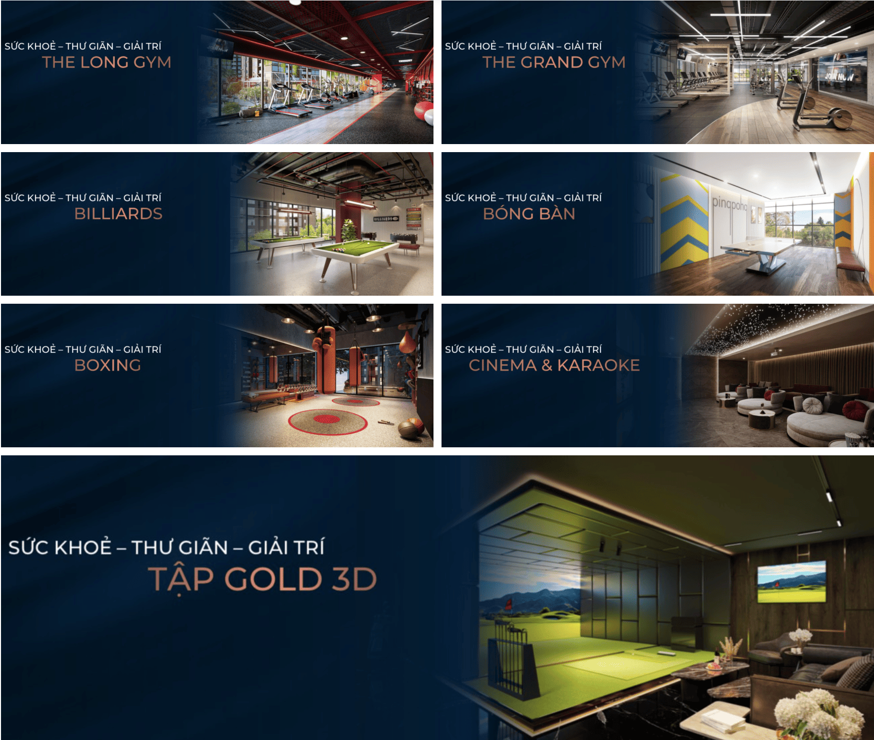 Tiện Ích The Privé Quận 2 7 Tổ hợp tiện ích sức khỏe, thể thao và giải trí tại The Privé – hồ bơi tràn, gym, khu yoga, sân thể thao đa năng