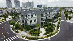 Tiến độ Gladia by The Waters tháng 7/2025 – Hình 02 cập nhật công trường từ nhiều góc nhìn