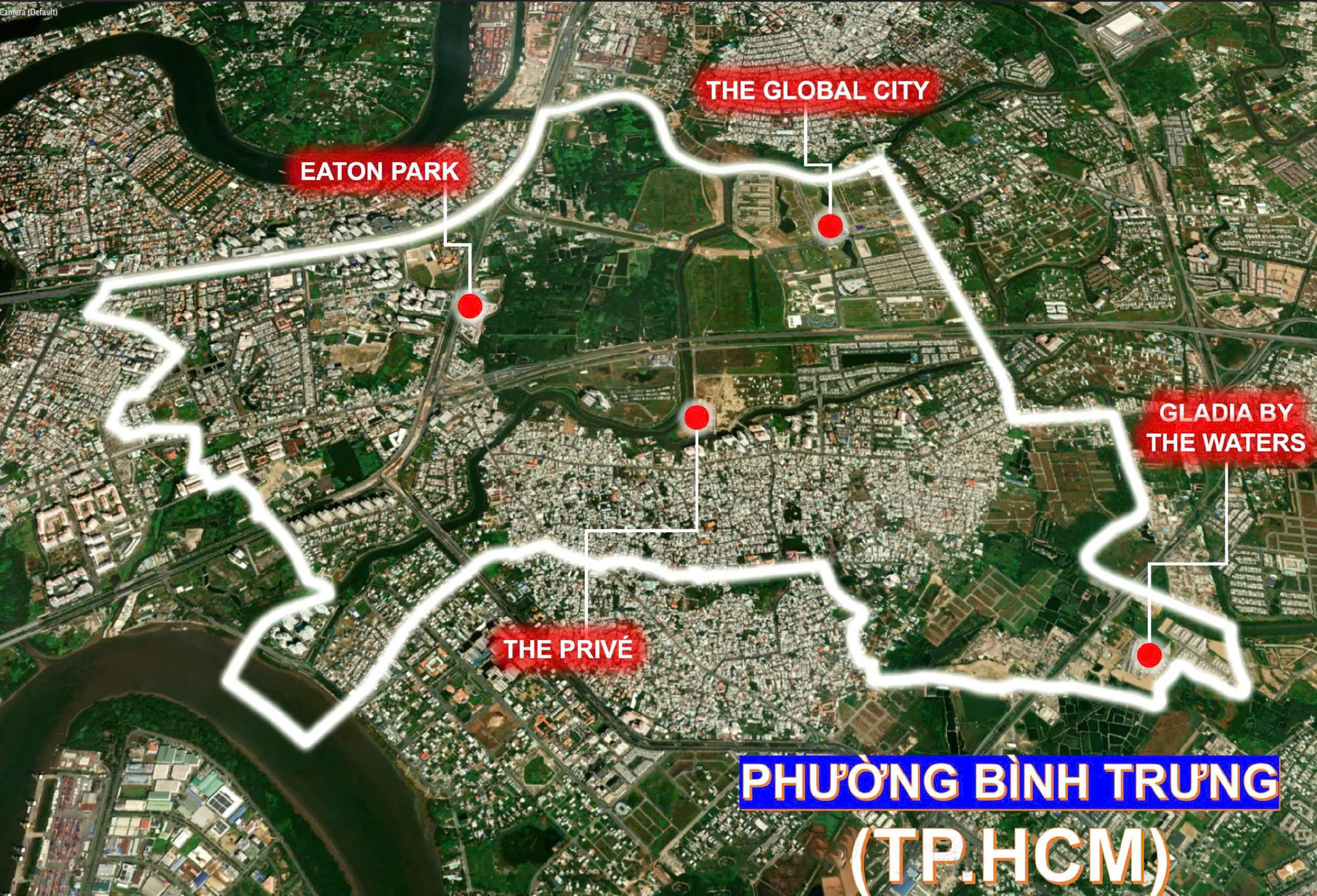 So sánh Gladia by The Waters và các dự án ven sông TP.HCM So sánh Gladia by The Waters và Vinhomes Golden River
