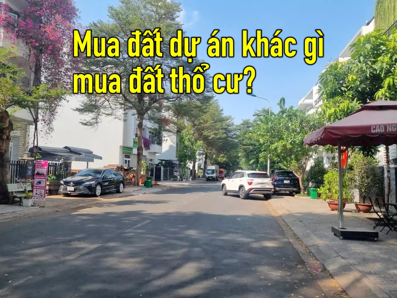 Mua đất dự án khác gì mua đất thổ cư? So sánh chi tiết 2025 Mua đất dự án khác gì đất thổ cư – So sánh chi tiết 2025