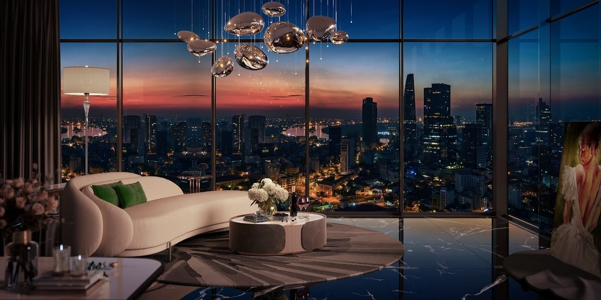 Phân khu đẹp nhất giai đoạn 2 The Prive – Ra mắt tháp 9-10-11-12 ven sông Phối cảnh không gian căn hộ tại dự án the prive quận 2