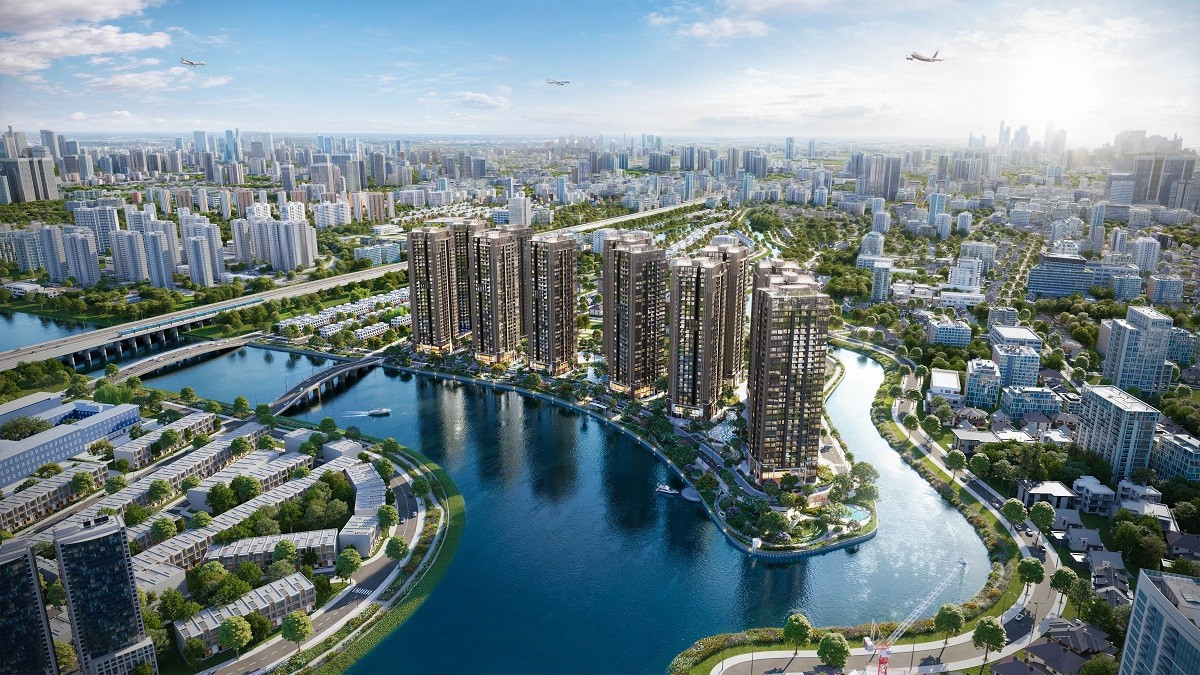 Phân khu đẹp nhất giai đoạn 2 The Prive – Ra mắt tháp 9-10-11-12 ven sông phối cảnh giai đoạn 2 the prive tháp 9 10 11 12 3 mặt sông