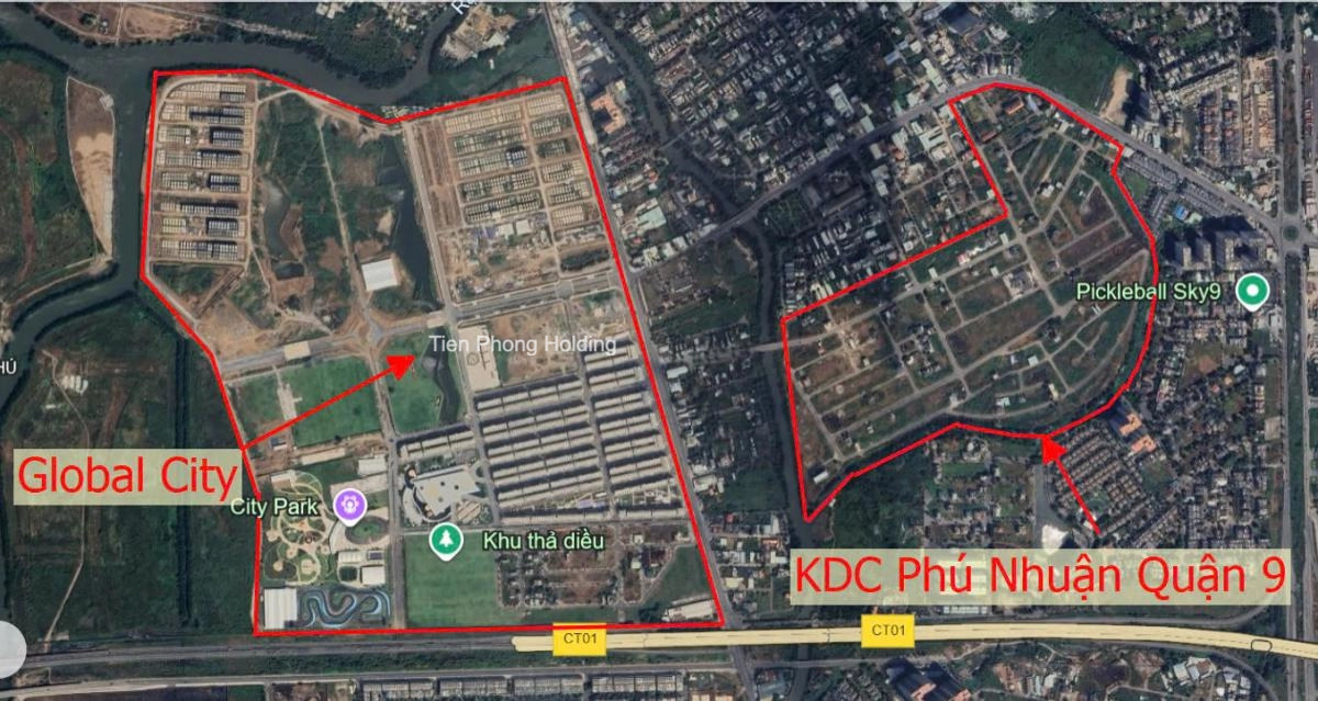 Điểm khác biệt của Khu dân cư Phú Nhuận Quận 9 so với các dự án khác cùng khu vực Bản đồ vị trí dự án phú nhuận quận 9