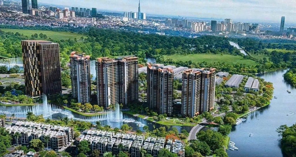 Hình phối cảnh căn hộ masteri park place phân khu ct5 the global city