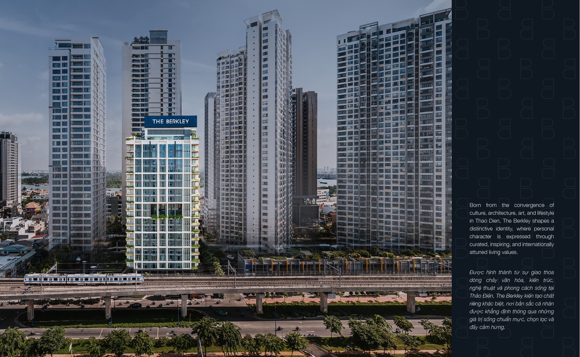 THE BERKLEY THẢO ĐIỀN: BẢNG GIÁ, MẶT BẰNG & CHÍNH SÁCH MỚI NHẤT 2026 Phối cảnh dự án căn hộ hạng sang Berkley Thảo Điền tại trung tâm Thảo Điền Quận 2