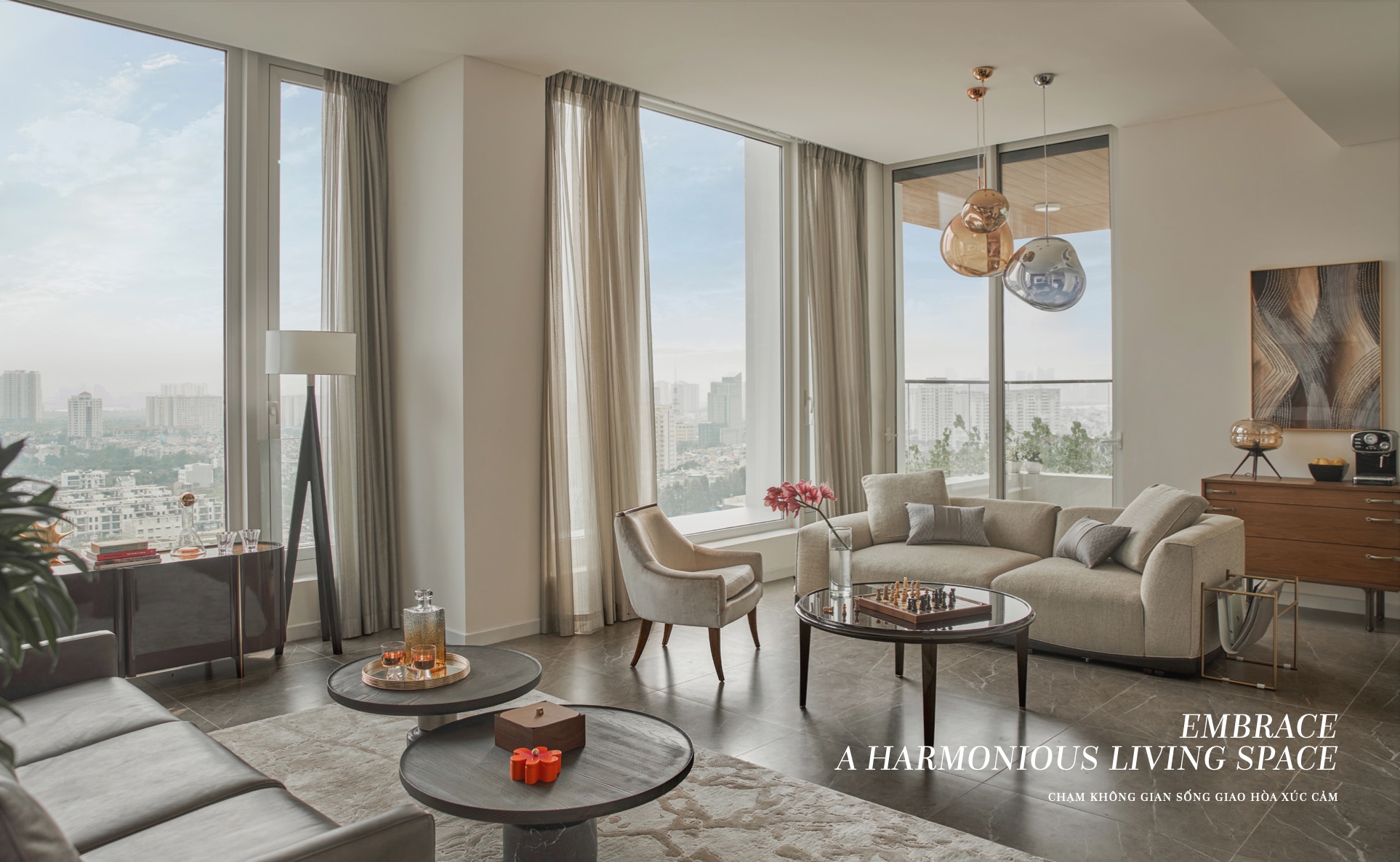 Thiết kế nội thất căn hộ mẫu The Berkley Thảo Điền phong cách Quiet Luxury