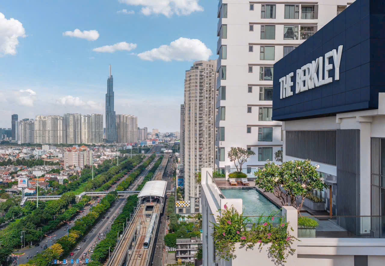 Sơ đồ vị trí The Berkley Thảo Điền sát trạm ga Metro số 1