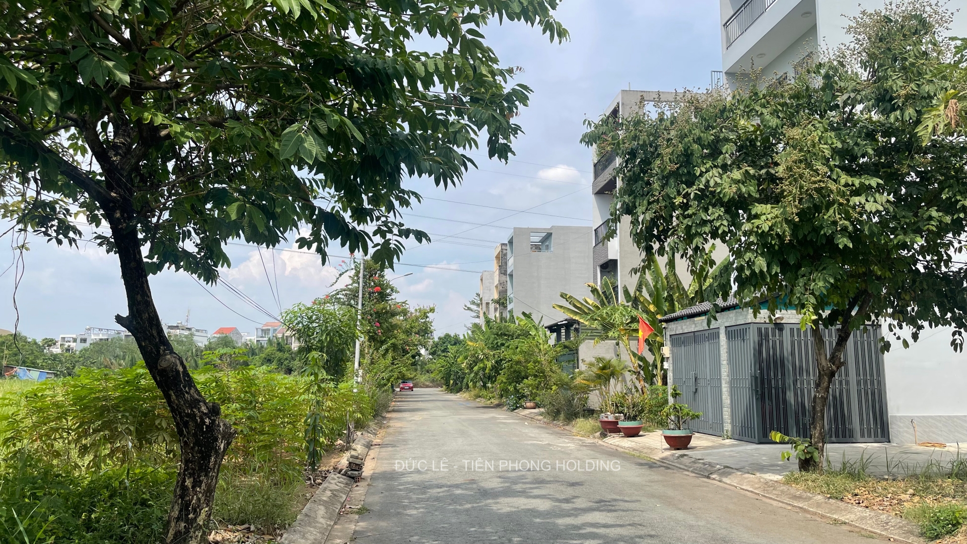 Bán đất hoàng anh minh tuấn 5x16m – lô sạch đẹp, giá tốt nhất thị trường Hình chụp đường trước lô đất 5x16m dự án kdc hoàng anh minh tuấn
