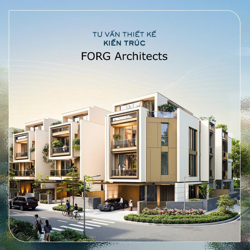 Khu biệt thự Sola được tư vấn thiết kế kiến trúc từ FORG Architects