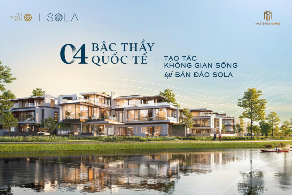 Thiết kế kiến trúc sang trọng của biệt thự sola đảo ánh dương do Foster Partners thực hiện