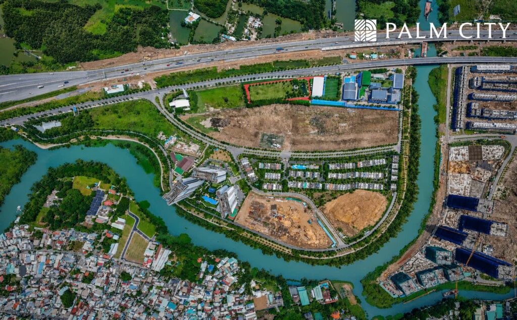 Hình ảnh thực tế hiện trạng khu đất dự án căn hộ Palm River khu vực Quận 2 cũ