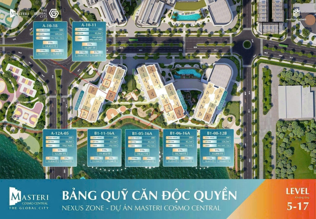 Giỏ hàng căn hộ masteri cosmo central ct3 tầng 5 đến 17 (2)