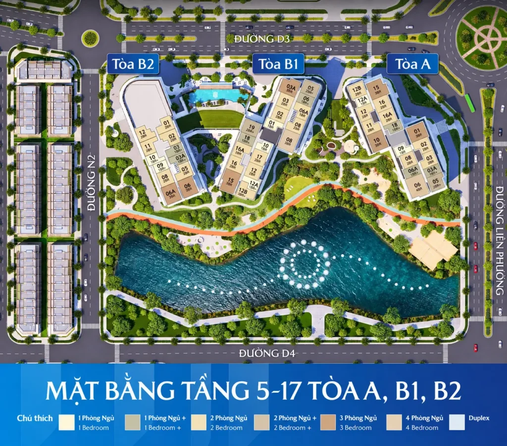 Mặt bằng masteri cosmo central: so sánh ct3 và ct4, chọn layout nào phù hợp? Mặt bằng ct4 masteri cosmo central